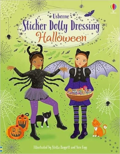 Halloween, nálepkový zošit