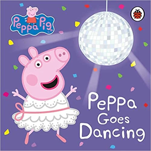 Peppa Goes Dancing, anglická kniha - leporelo