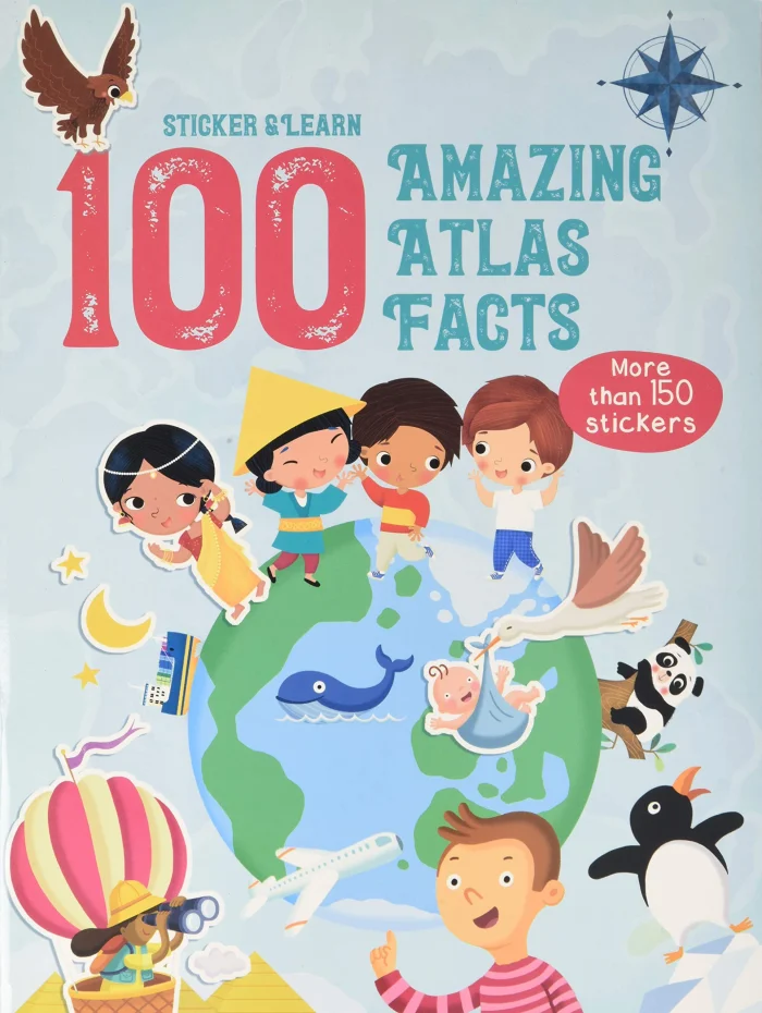 Amazing Atlas Facts, nálepkový zošit