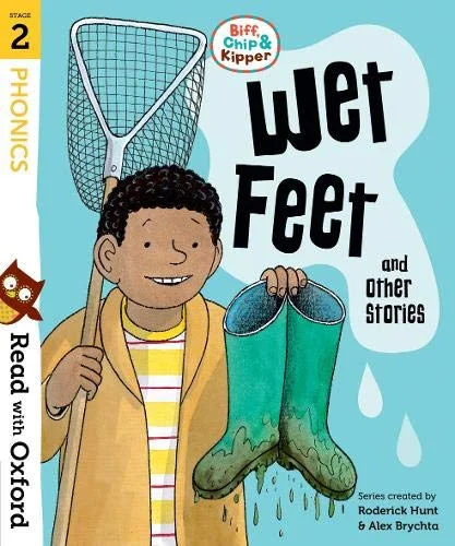 Biff, Chip and Kipper: Wet Feet and Other Stories (L2/3), anglická kniha