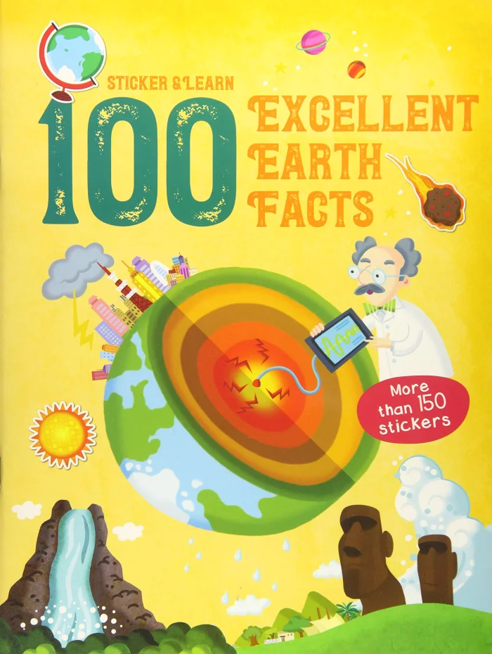 Excellent Earth Facts, nálepkový zošit