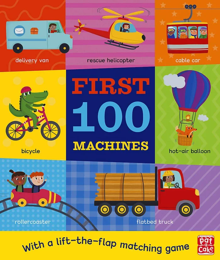 First 100 Machines, anglická kniha - leporelo