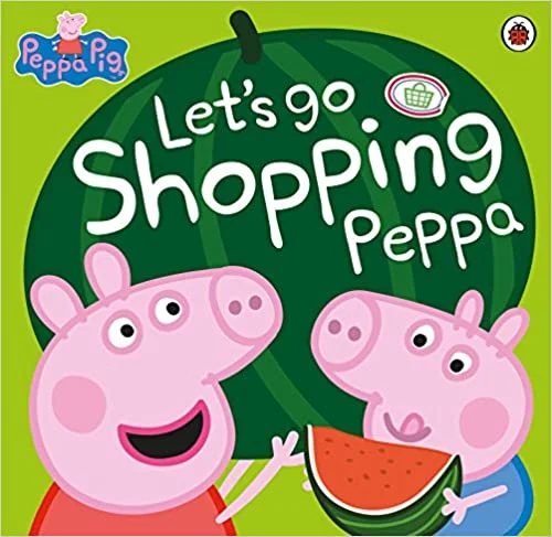 Let's Go Shopping Peppa, anglická kniha