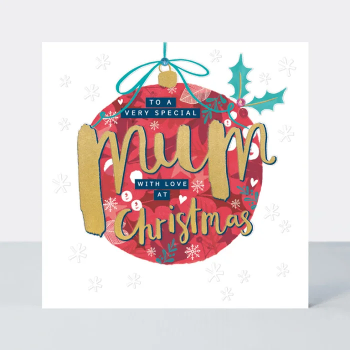 Mum/Christmas Bauble Pattern (XMAB7), prianie