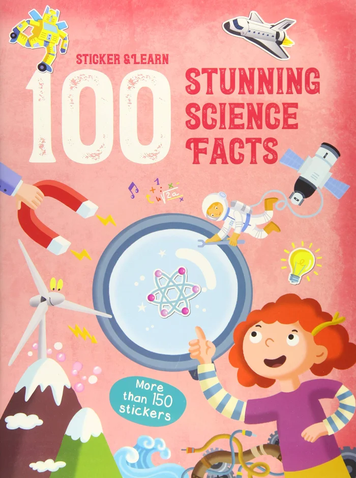 Stunning Science Facts, nálepkový zošit