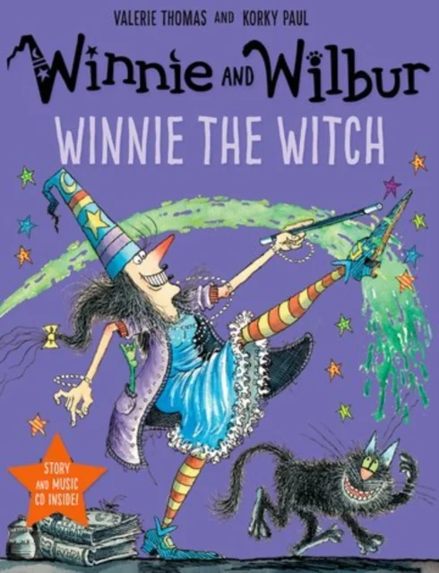 Winnie the Witch, anglická kniha s CD