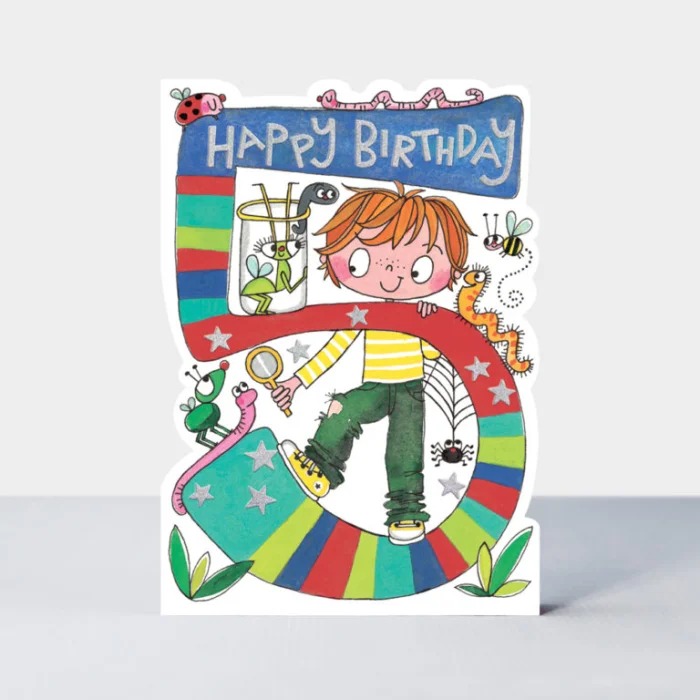 Age 5 Boy & Bugs (STAR10), prianie
