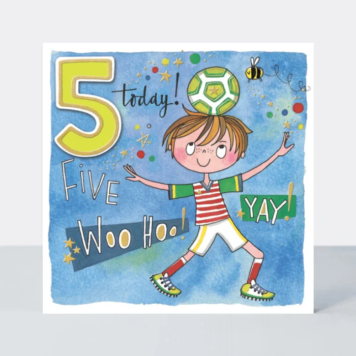 Age 5 Boy & Football (CHAT10), prianie