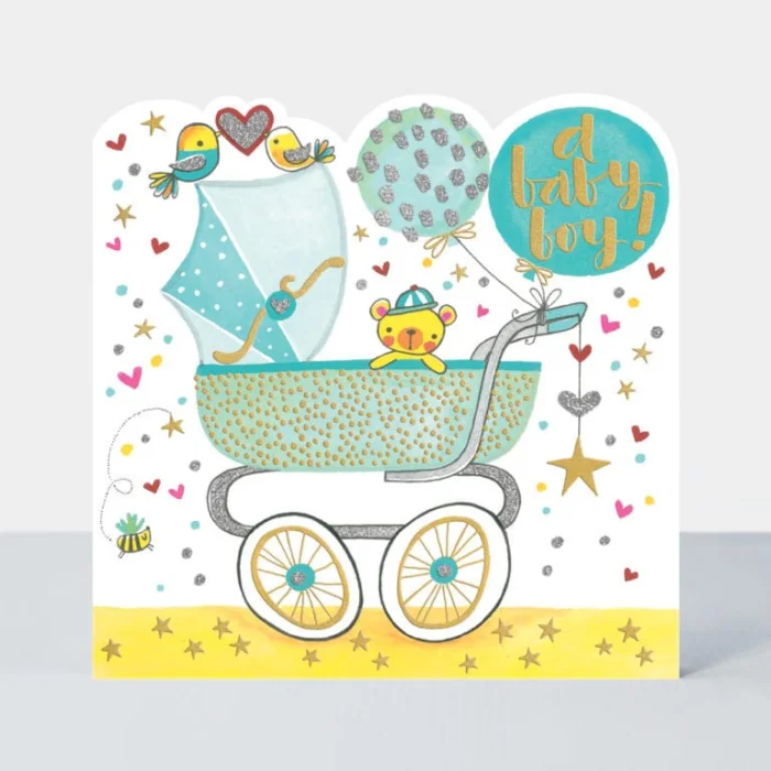 Baby Boy Pram (SPIR16), prianie