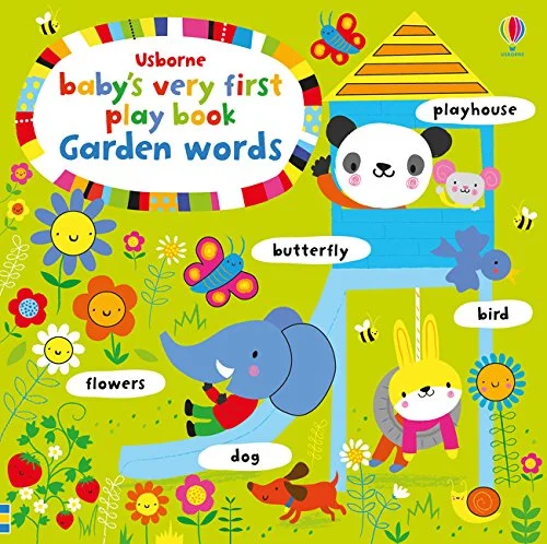 Baby's Very First Play book Garden Words, anglická kniha - leporelo