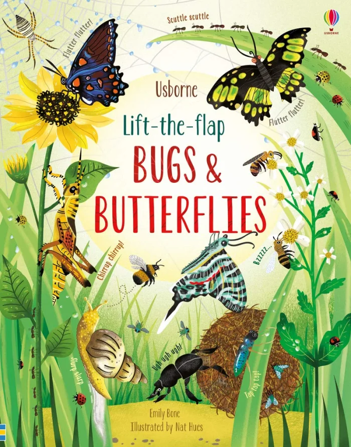 Bugs and Butterflies, anglická kniha-leporelo