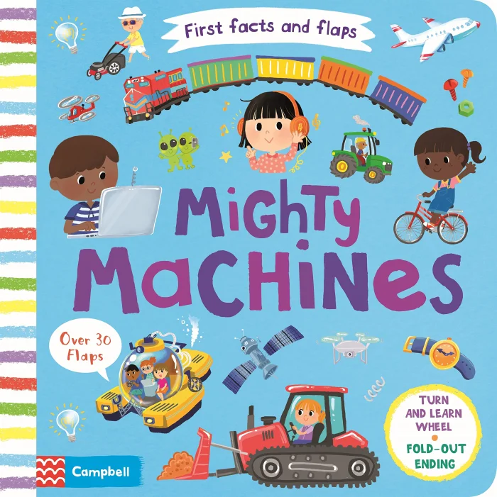 Mighty Machines, anglická kniha - leporelo