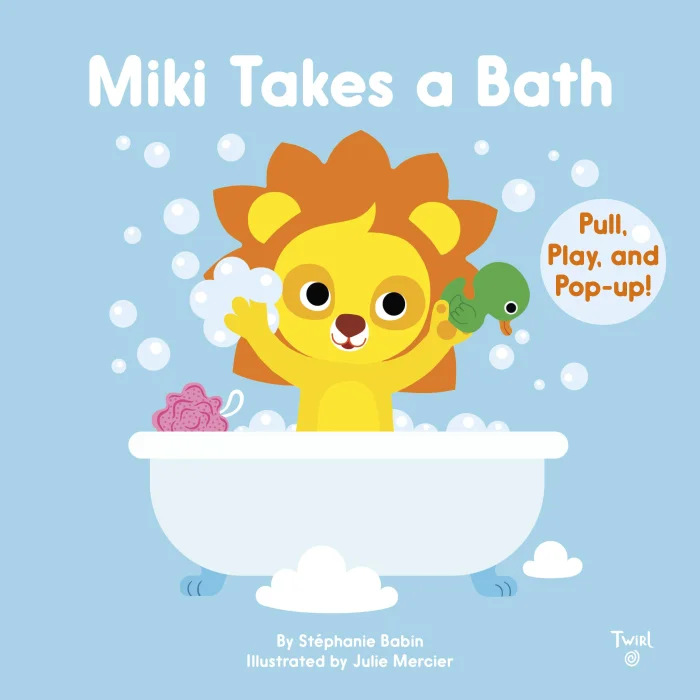Miki Takes a Bath, anglická kniha - leporelo