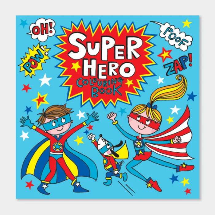 Super Hero Colouring Book (SQCBK27), omaľovánka