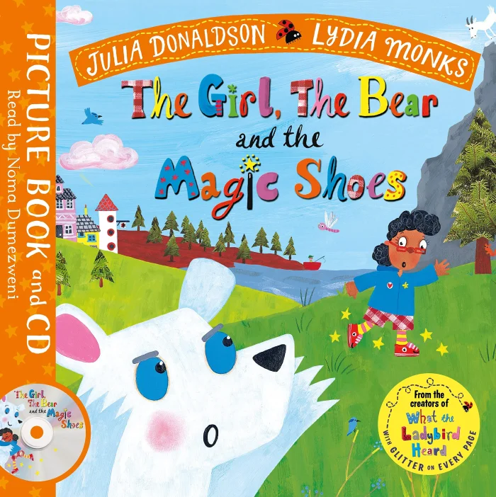 The Girl, the Bear and the Magic Shoes, anglická kniha s CD
