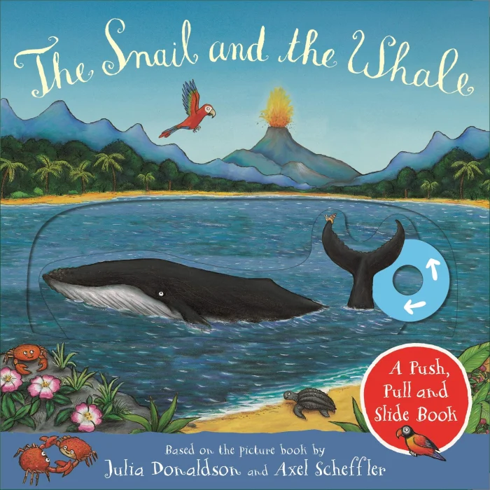 The Snail and the Whale, anglická kniha - leporelo