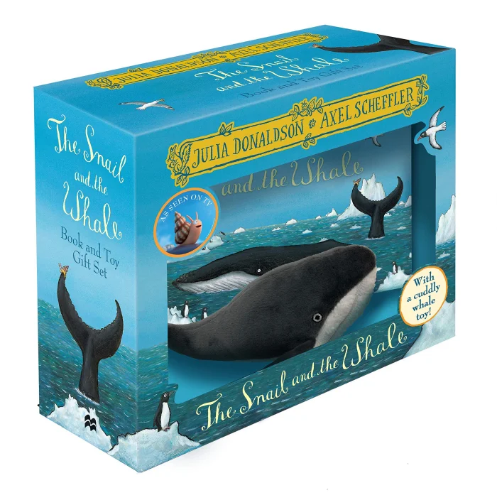 The Snail and the Whale: Book and Toy Gift Set, anglická kniha a plyšová hračka