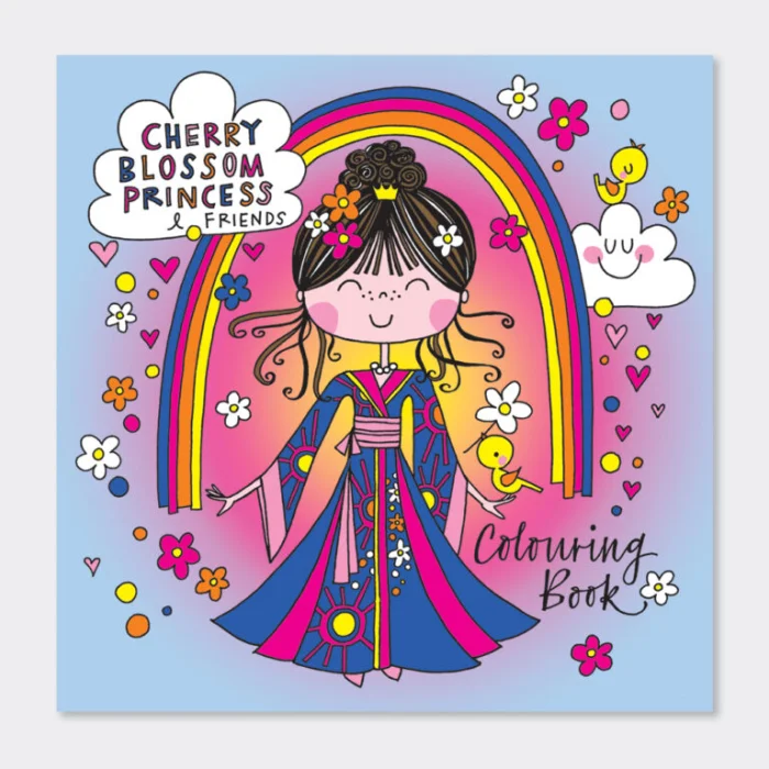 Cherry Blossom Princess Colouring Book (SQCBK32), omaľovánka