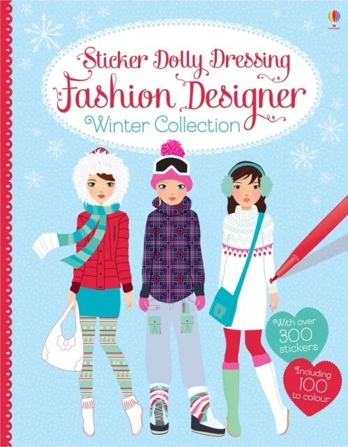 Fashion Designer Winter Collection, nálepkový zošit