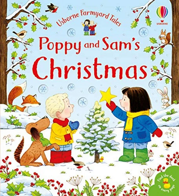Poppy and Sam's Christmas, anglická kniha - leporelo