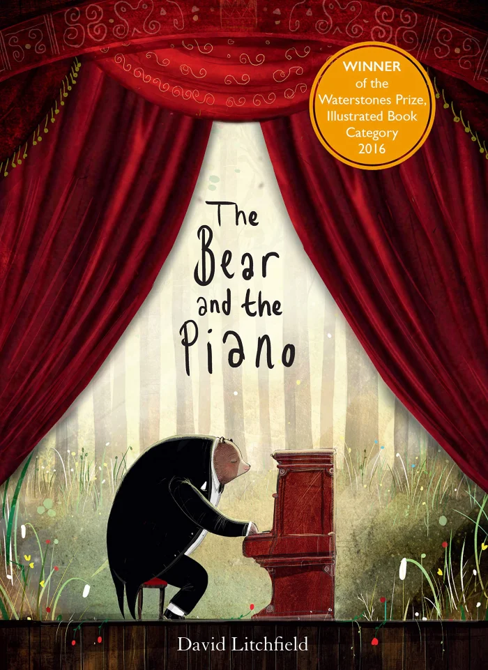 The Bear and the Piano, anglická kniha - leporelo