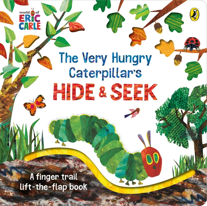 The Very Hungry Caterpillar's Hide-and-Seek, anglická kniha - leporelo