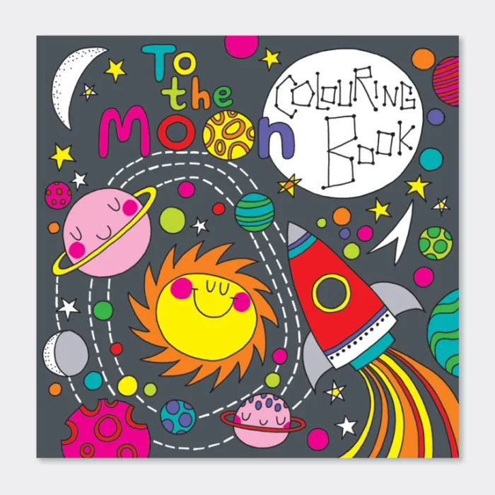 To The Moon Colouring Book (SQCBK31), omaľovánka