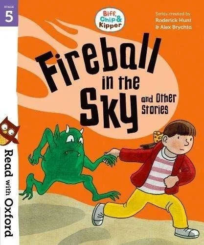 Biff, Chip and Kipper: Fireball in the Sky and Other Stories (L8/9), anglická kniha