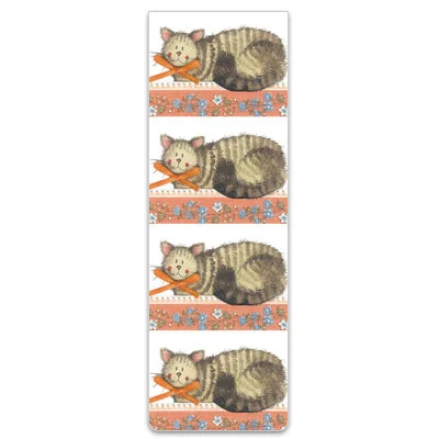 Cat And Bow Magnetic Bookmark BM37, magnetická záložka
