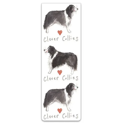 Clever Collies Dog Magnetic Bookmark BM08, magnetická záložka