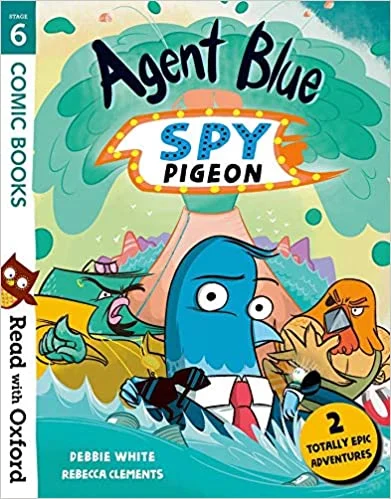Comic Books: Agent Blue, Spy Pigeon, anglická kniha