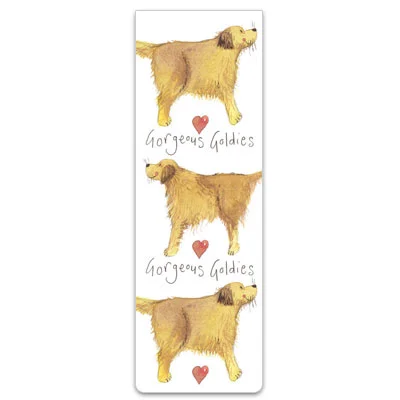 Gorgeous Goldies Dog Magnetic Bookmark BM11, magnetická záložka