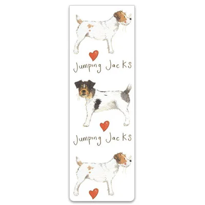 Jumping Jacks Dog Magnetic Bookmark BM04, magnetická záložka