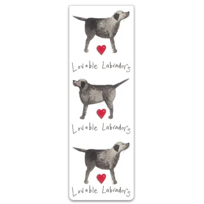 Lovable Labradors Dog Magnetic Bookmark BM10, magnetická záložka