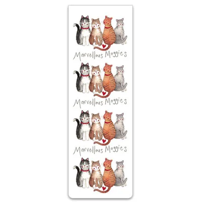 Marvellous Moggies Cat Magnetic Bookmark BM13, magnetická záložka