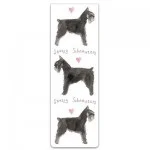 Snazzy Schnauzers Dog Magnetic Bookmark BM02, magnetická záložka