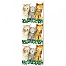 The Three Amigos Cats Magnetic Bookmark BM68, magnetická záložka