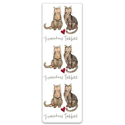 Tremendous Tabbies Cat Magnetic Bookmark BM17, magnetická záložka