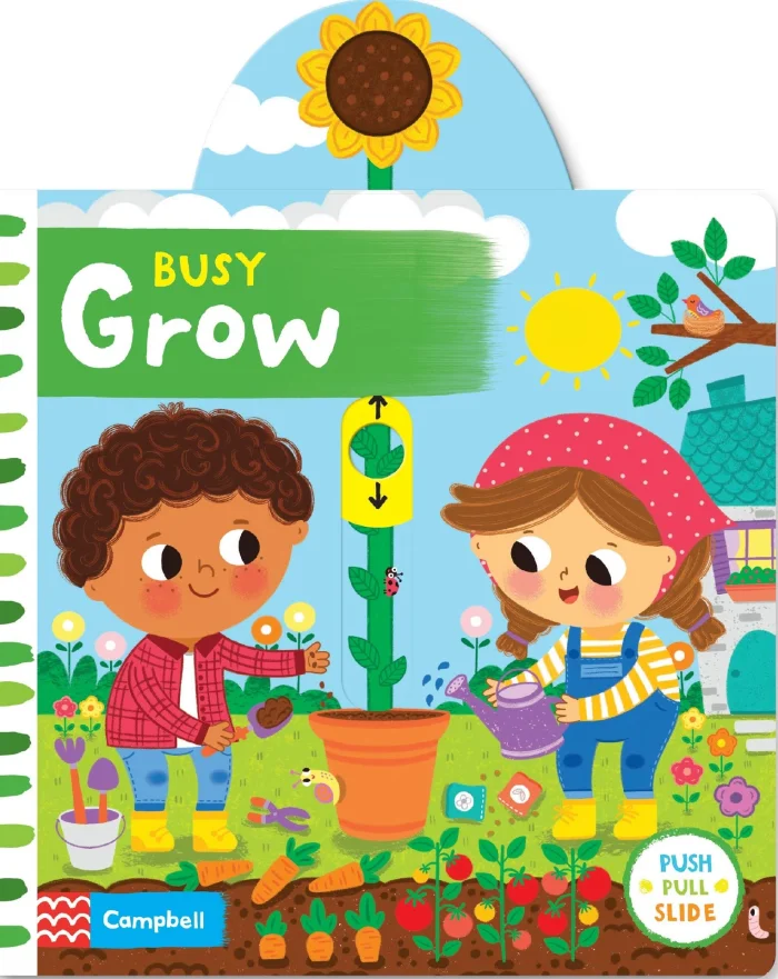 Busy Grow, anglická kniha - leporelo