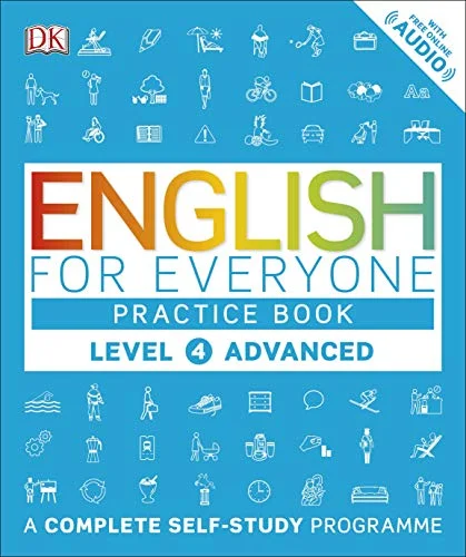 English for Everyone Practice Book Level 4 Advanced, anglická kniha