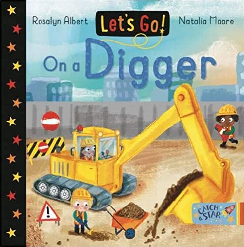 On a Digger, anglická kniha - leporelo