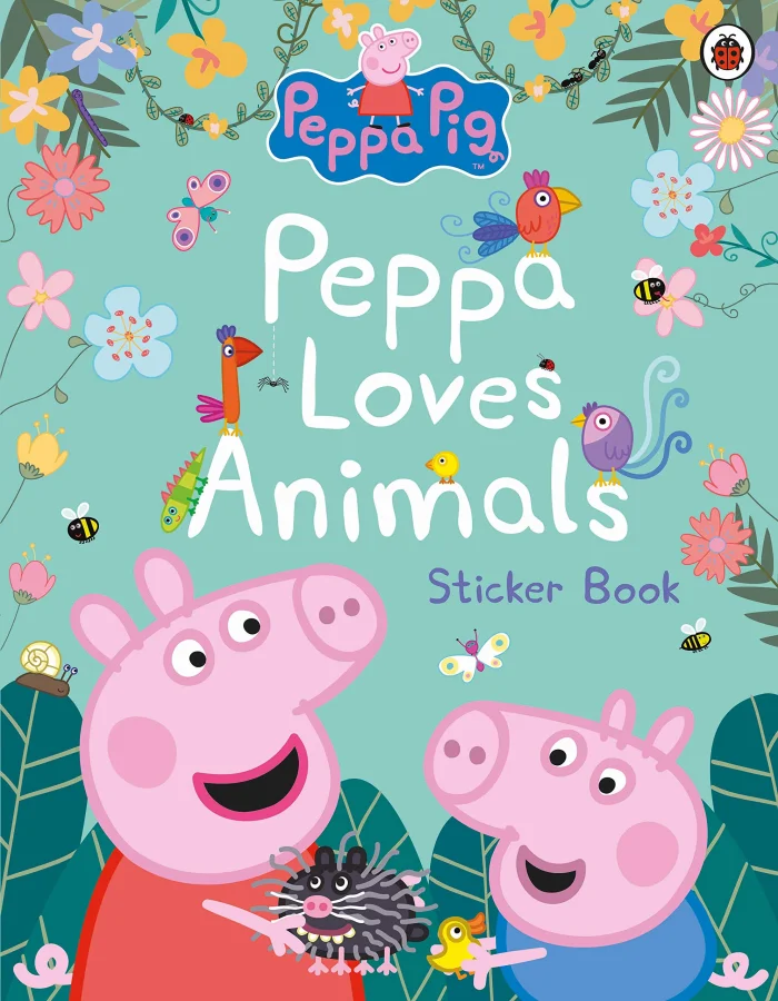 Peppa Loves Animals, nálepkový zošit
