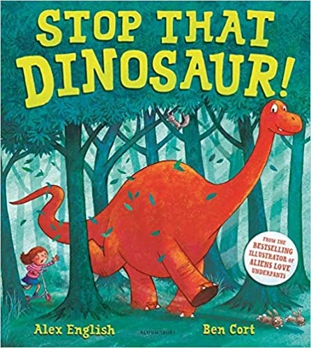 Stop That Dinosaur!, anglická kniha
