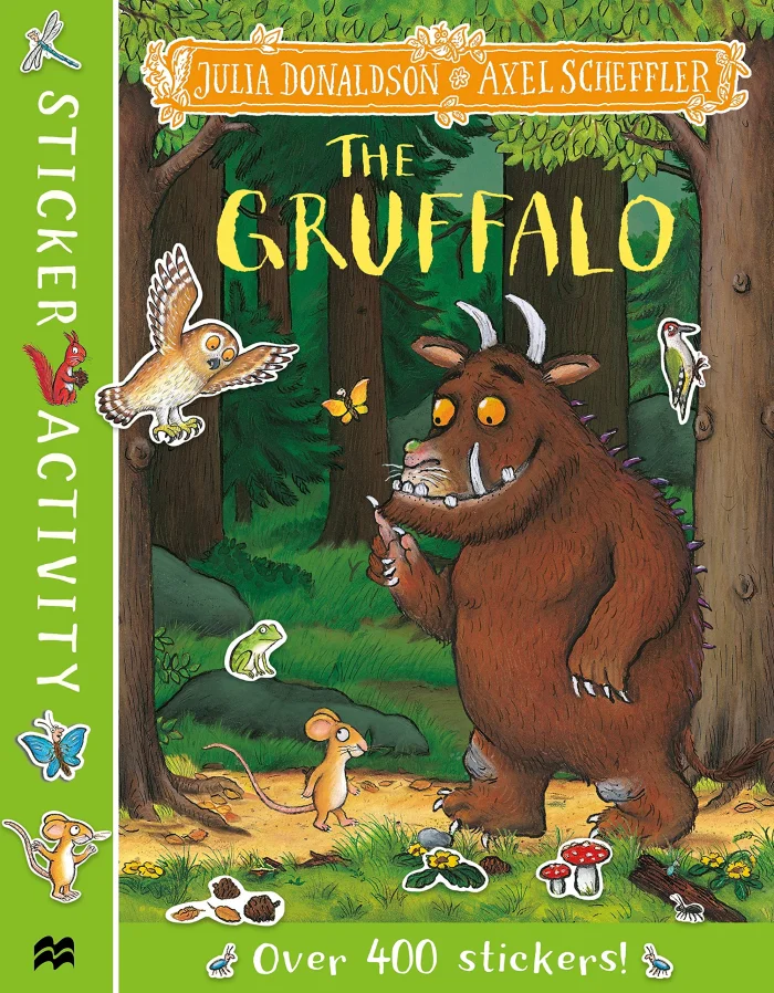 The Gruffalo Sticker Book, nálepkový zošit s úlohami