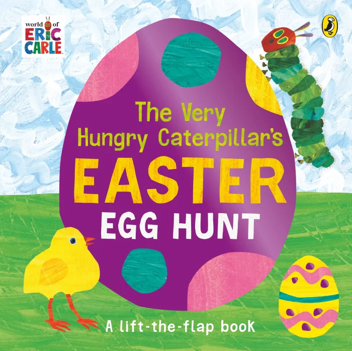 The Very Hungry Caterpillar's Easter Egg Hunt, anglická kniha - leporelo