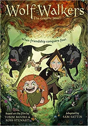 Wolfwalkers, anglická kniha - komiks
