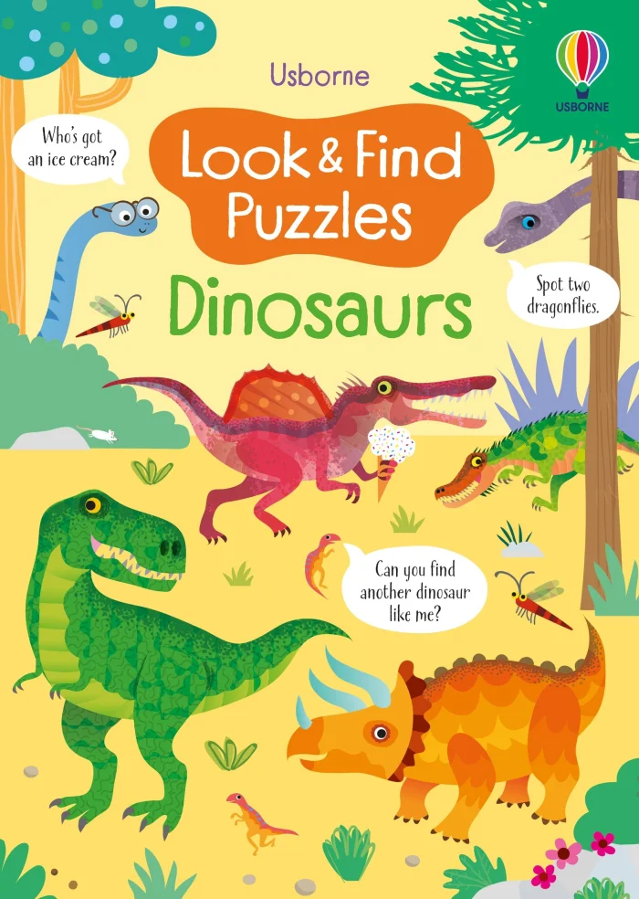 Dinosaurs, anglická kniha s aktivitami