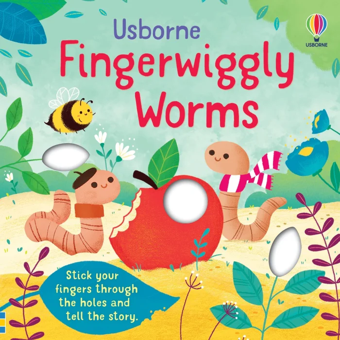 Fingerwiggly Worms, anglická kniha - leporelo