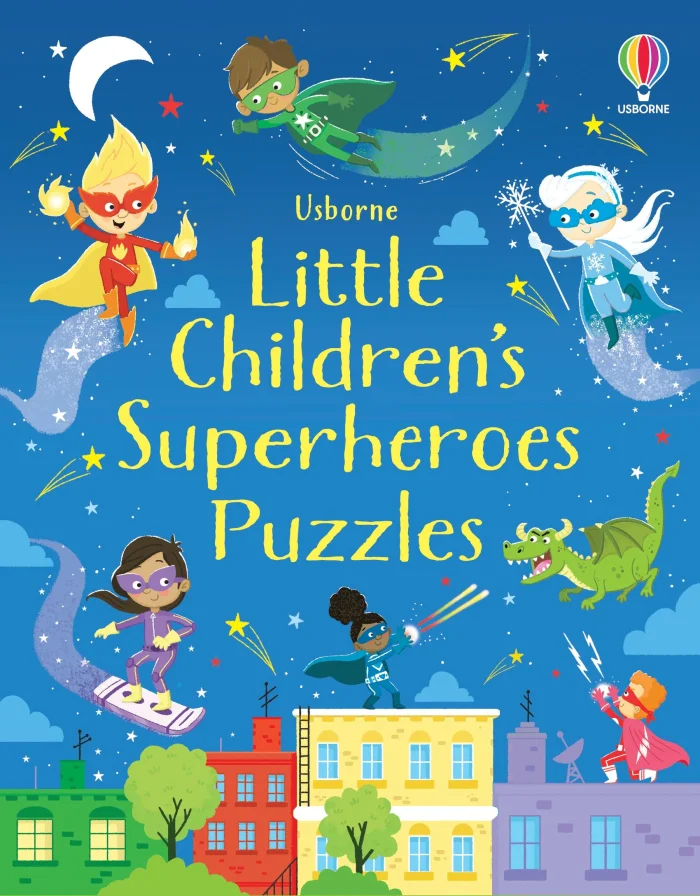 Little Children's Superheroes Puzzles, anglická kniha