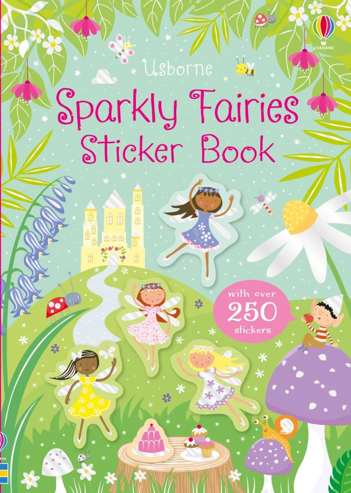 Sparkly Fairies Sticker Book, nálepkový zošit